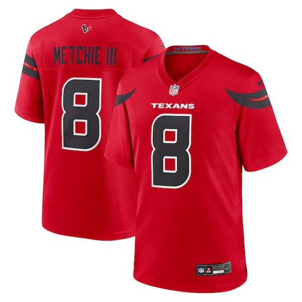 John Metchie III Houston Texans Nike Alternate Game Jersey -  Red/White/Navy