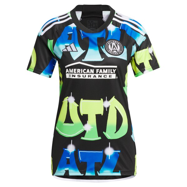 Atlanta United FC adidas Women's 2024 The 404 Replica Custom Jersey - Black