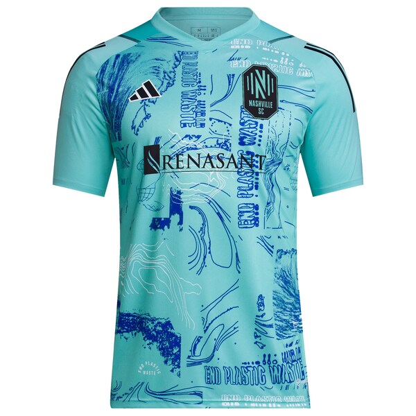 Nashville SC adidas 2024 One Planet Replica Jersey - Green