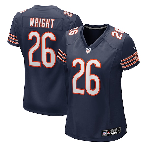 Nahshon Wright Chicago Bears Nike Women's Team Game Jersey -  Navy