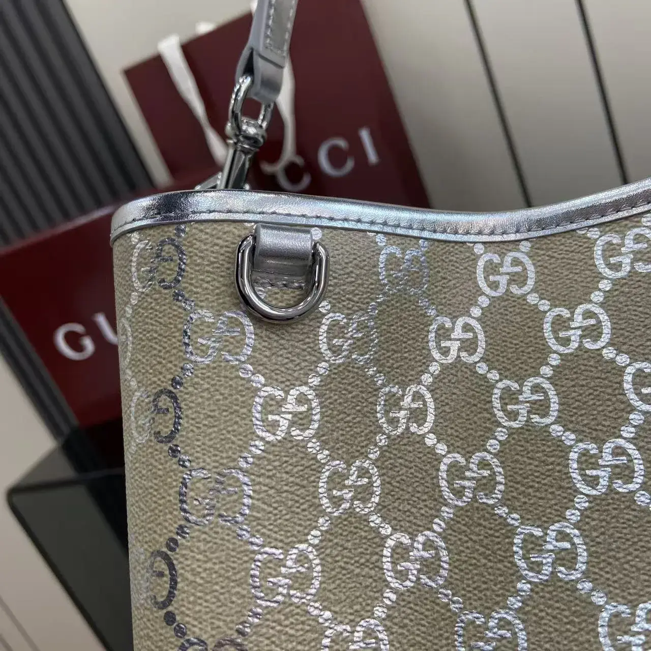 Gucci Silver Shoulder Bag product photo from LabelPicks