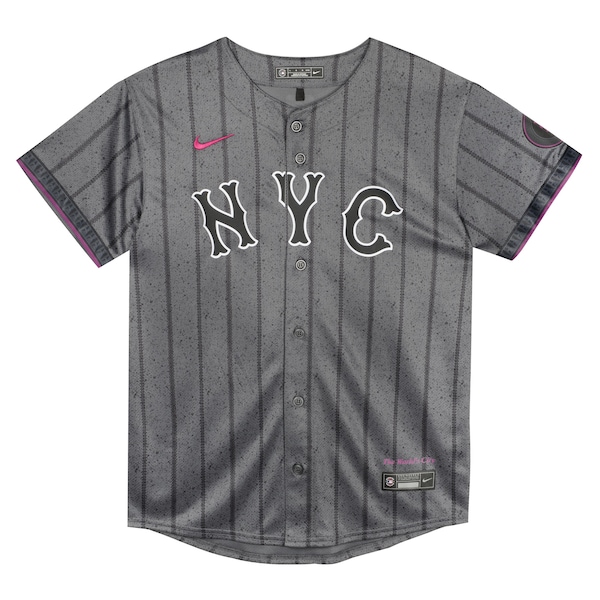 New York Mets Nike Preschool City Connect Jersey - Gray