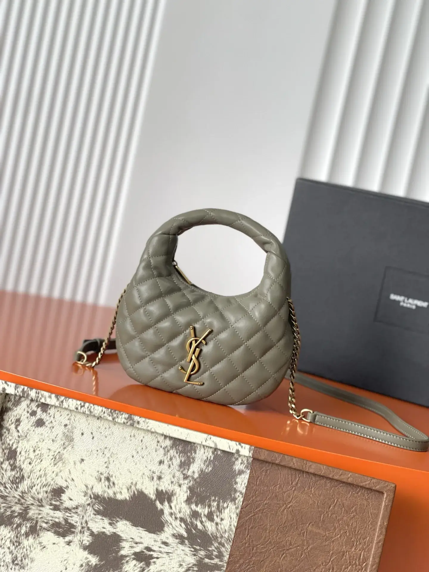Saint Laurent Quilted Leather Hobo Bag product photo from LabelPicks