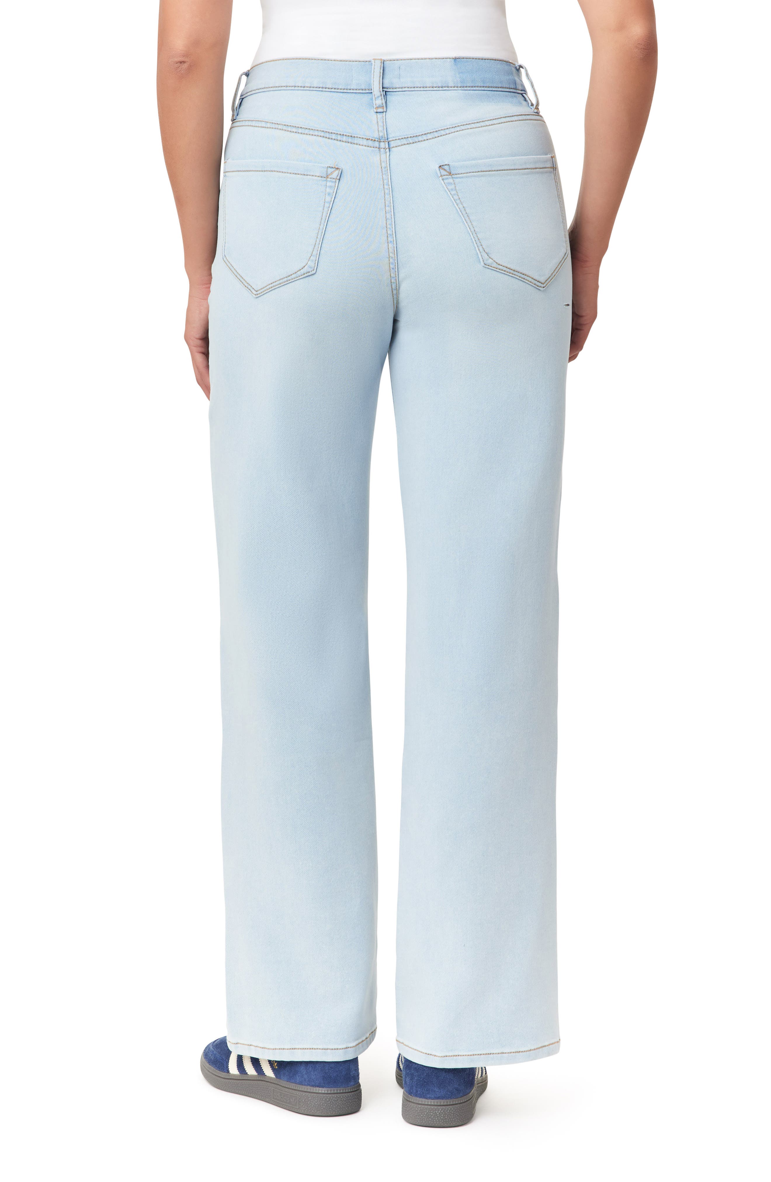 Kensie Relaxed Fit Wide Leg Jeans
