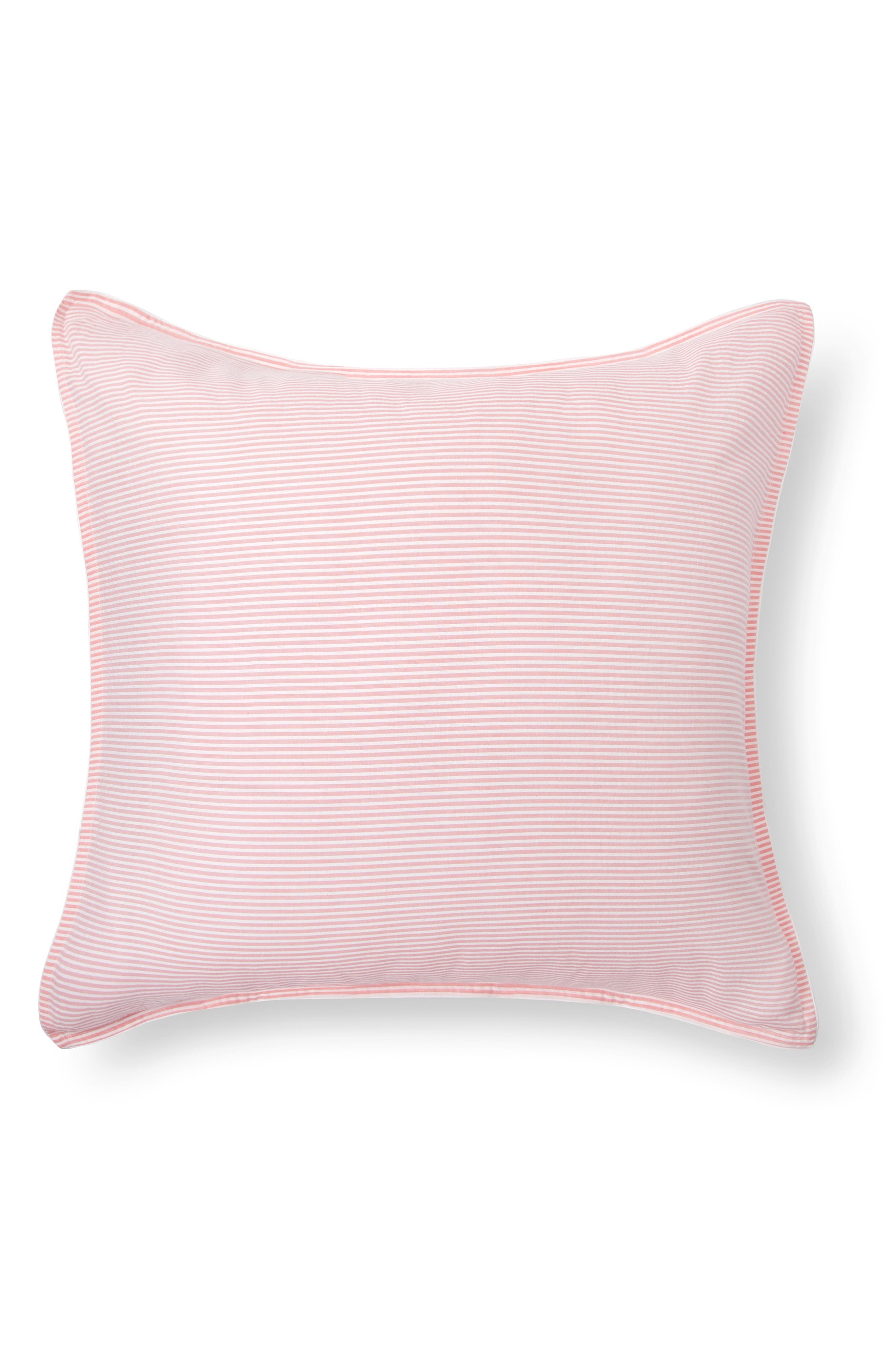 Kassatex Set of 2 Stripe Cotton Seersucker Shams
