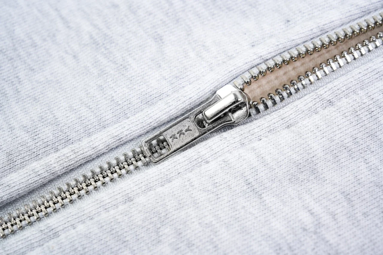 Supreme Grey Applique Letter Zip Hoodie Jacket product photo from LabelPicks