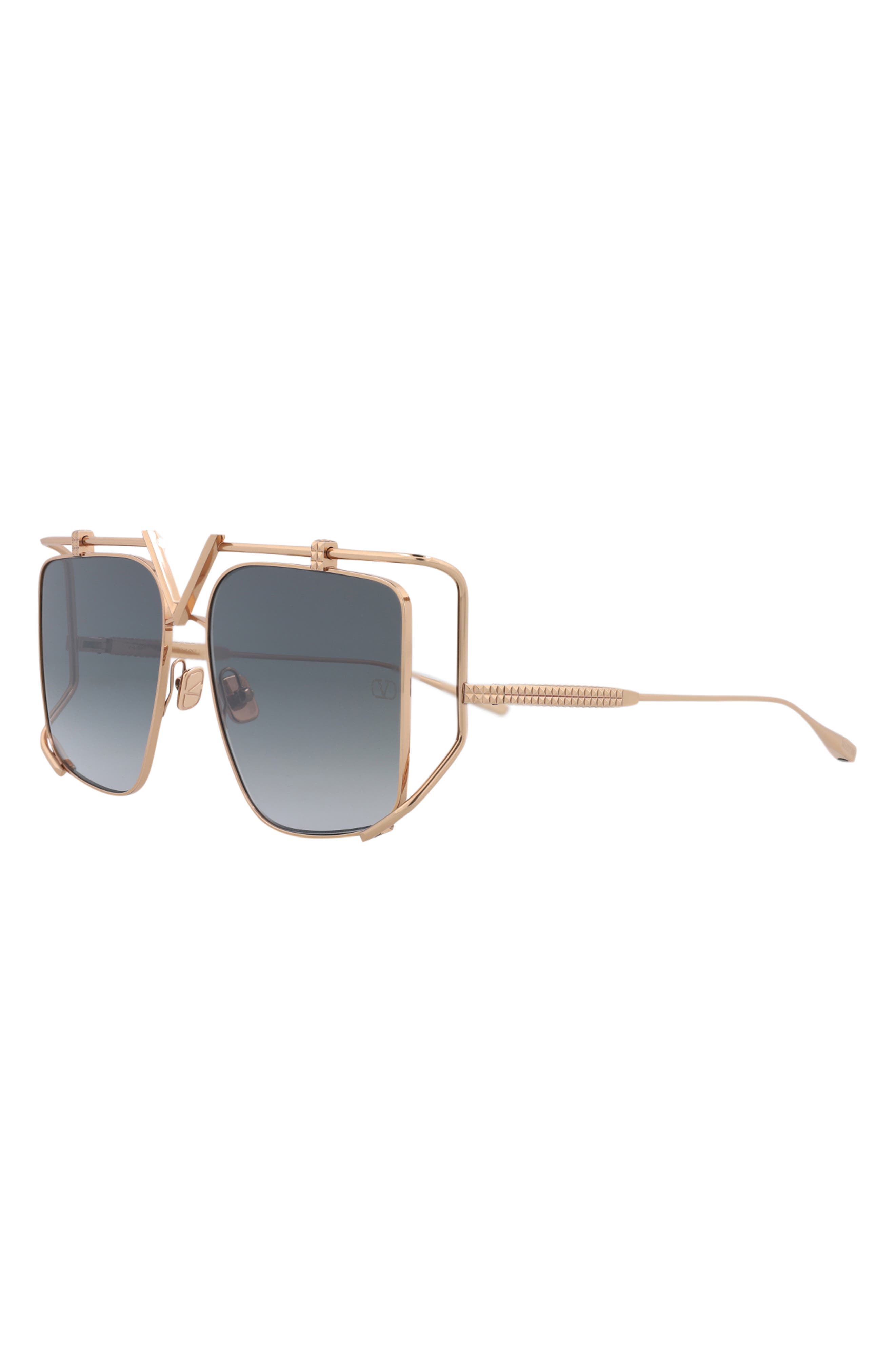 Valentino 59mm Square Sunglasses