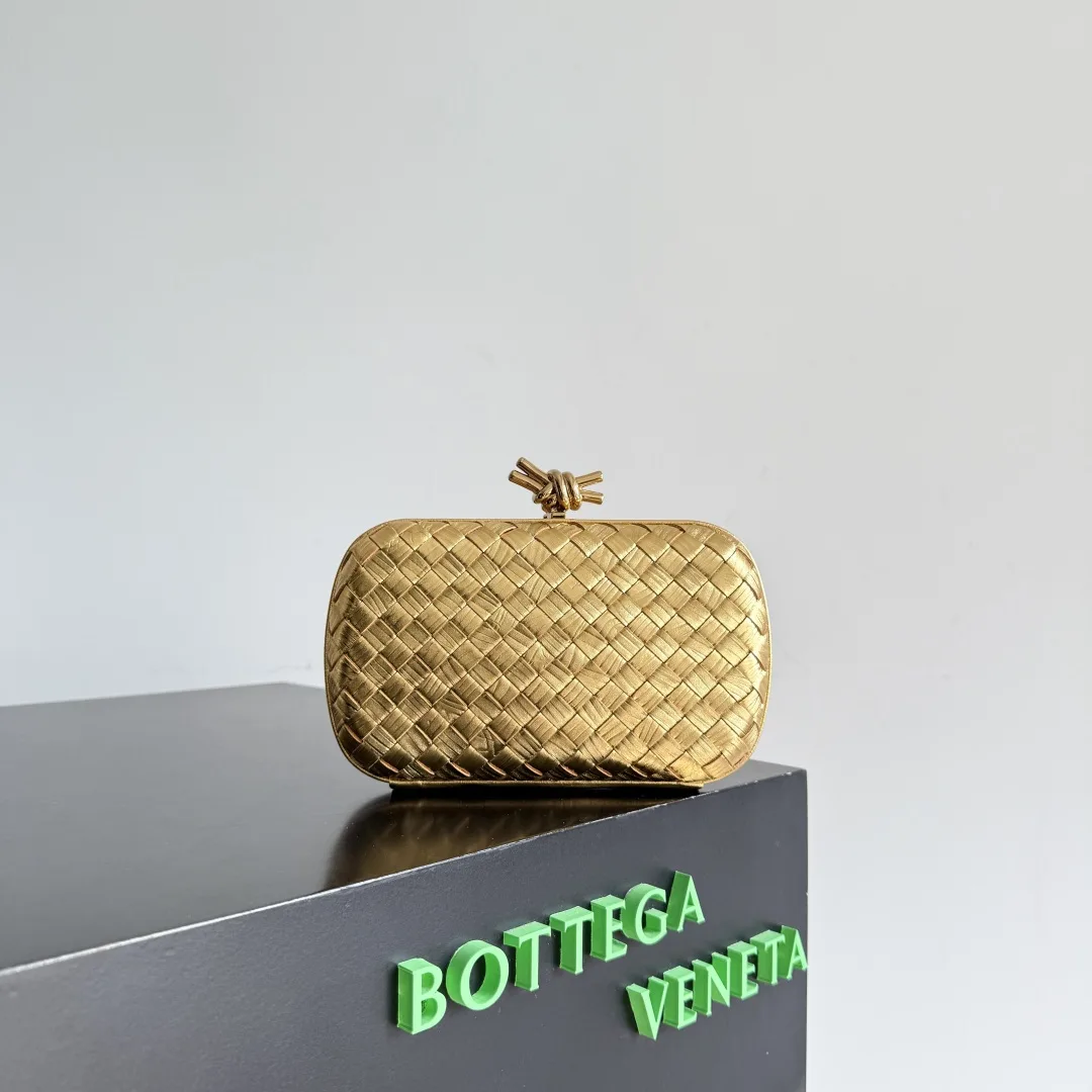 Bottega Veneta Intrecciato Woven Leather Evening Bag product photo from LabelPicks