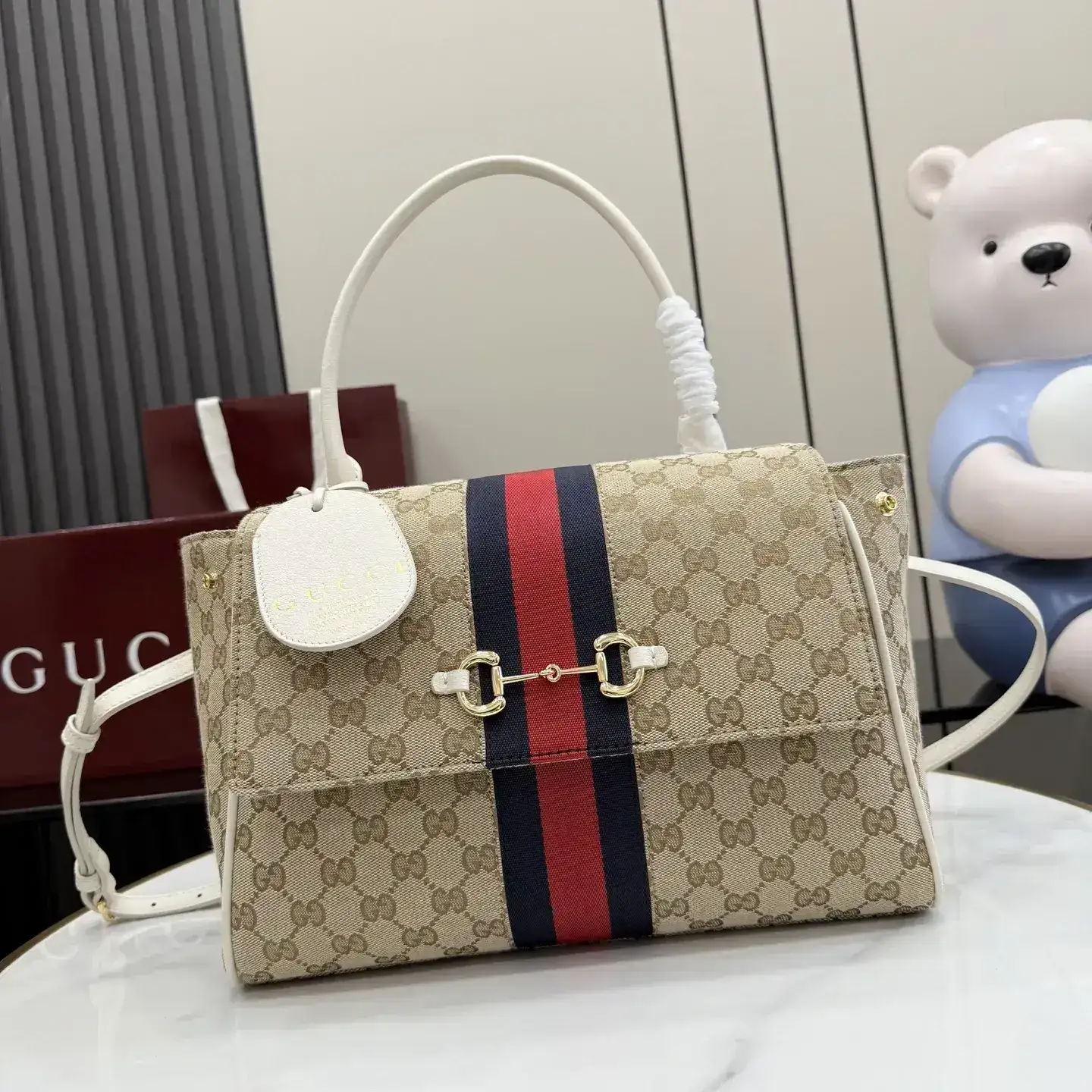 Gucci White Top Handle Bag product photo from LabelPicks