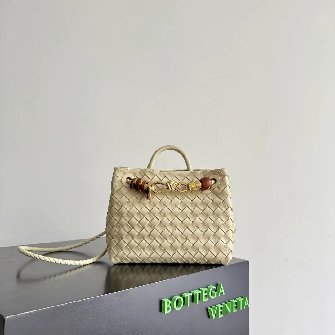 Bottega Veneta Intrecciato Woven Leather Andiamo Top Handle Bag product photo from LabelPicks