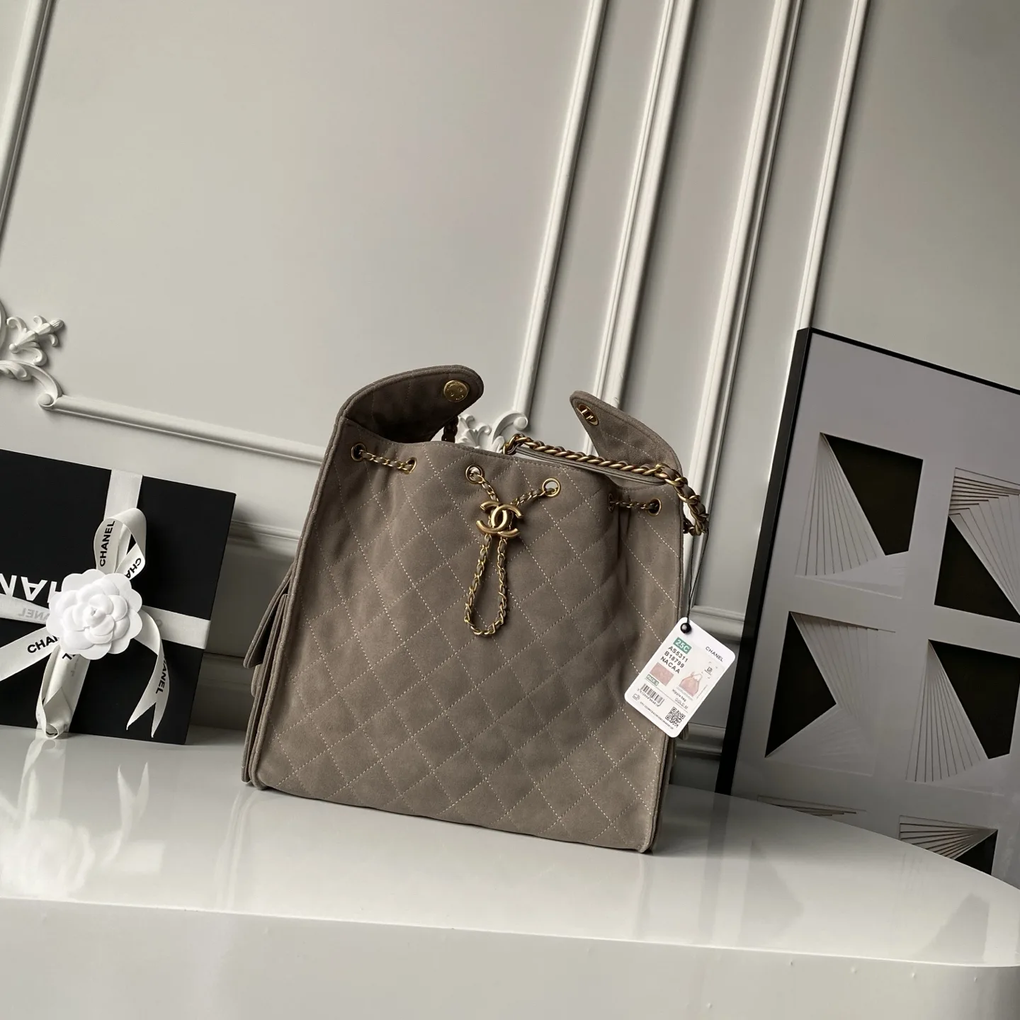 Chanel Suede Leather Hobo Bag product photo from LabelPicks