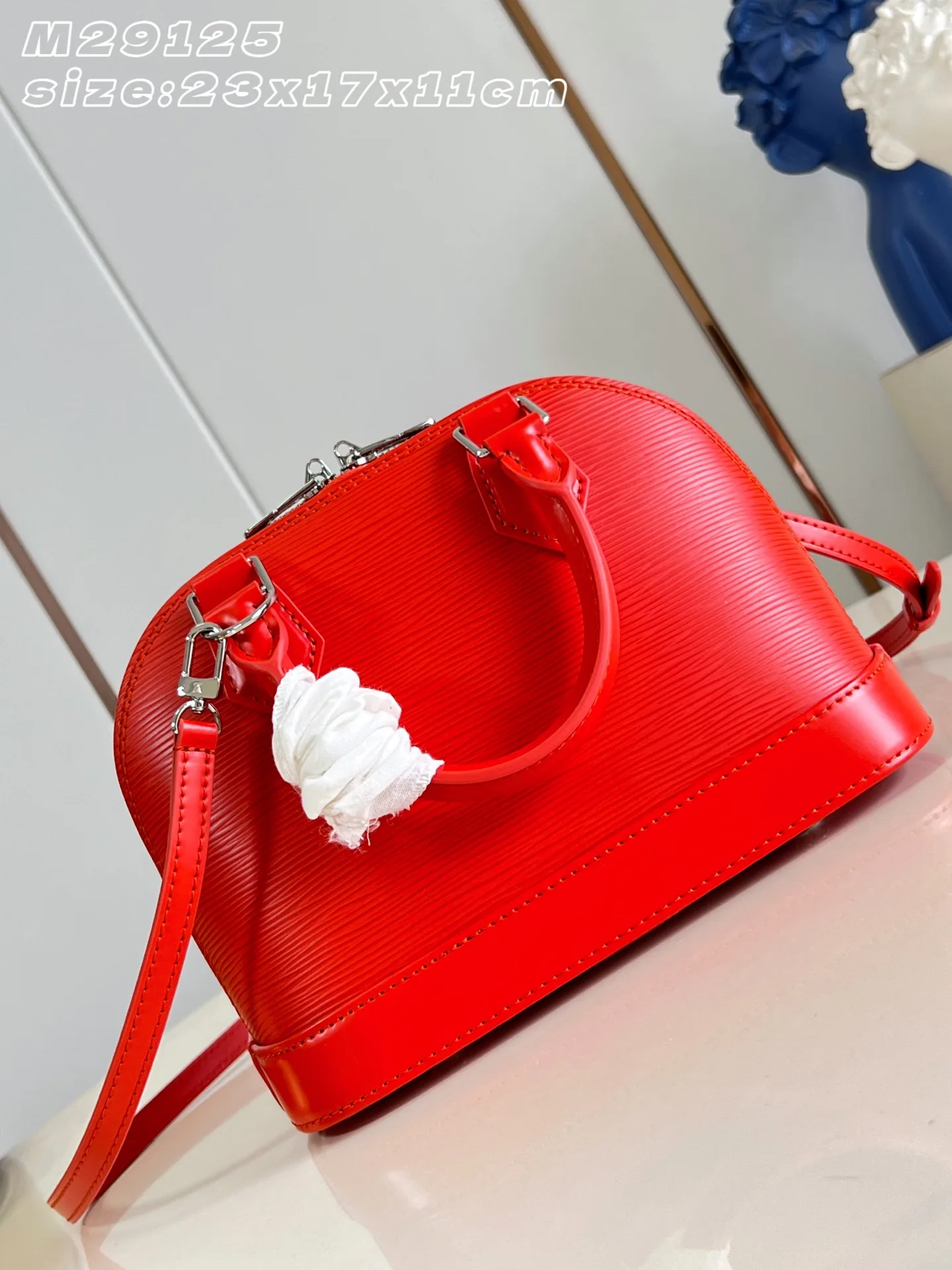Louis Vuitton Red Alma Top Handle Bag product photo from LabelPicks