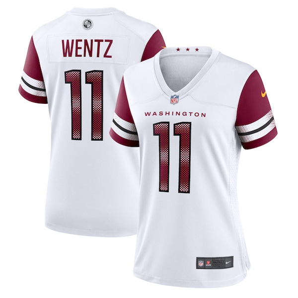 Carson Wentz Washington Commanders Nike Women's Game Jersey - White/Black/Burgundy