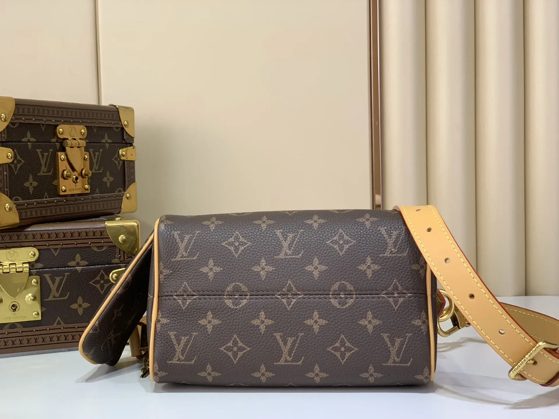 Louis Vuitton Blue Speedy Monogram Canvas Top Handle Bag product photo from LabelPicks