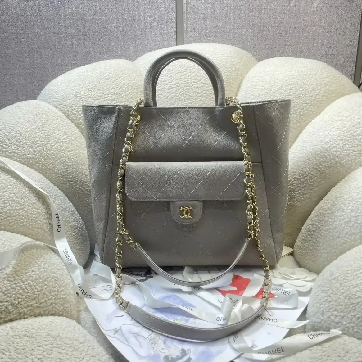 Chanel Quilted Leather Tote Bag product photo from LabelPicks