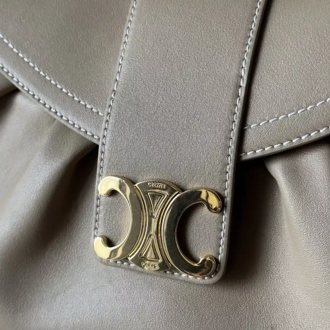 Celine Lambskin Triomphe Shoulder Bag product photo from LabelPicks