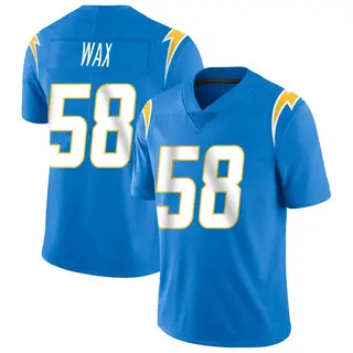 Marlowe Wax Los Angeles Chargers Nike Team Game Jersey -  Powder Blue