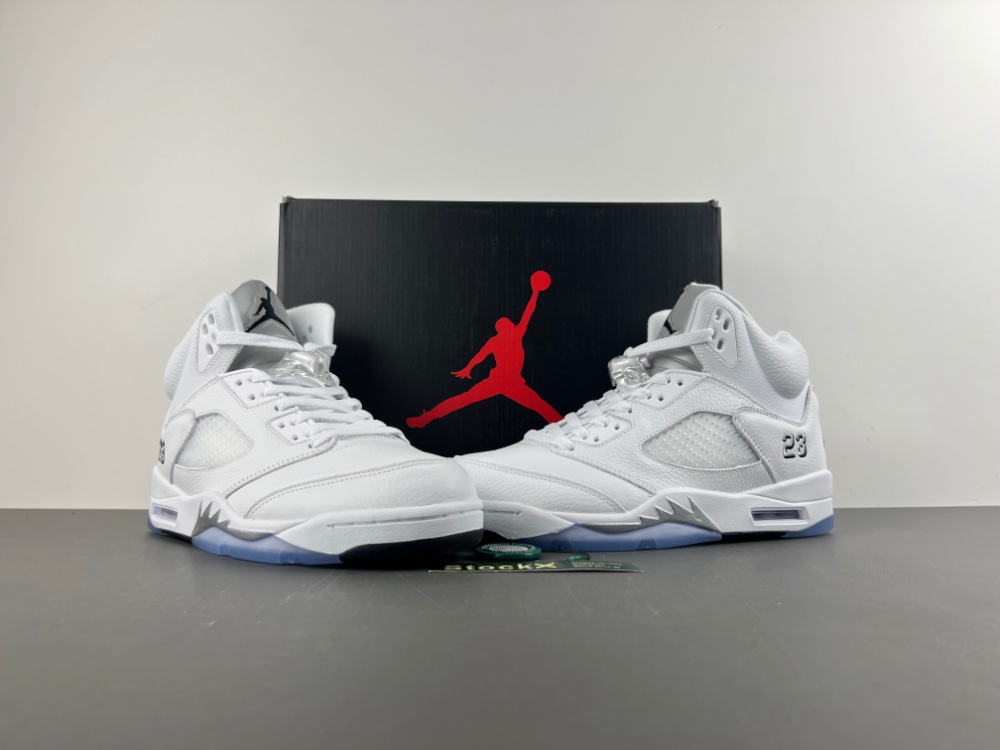 Air Jordan 5 Retro Metallic White 136027-130