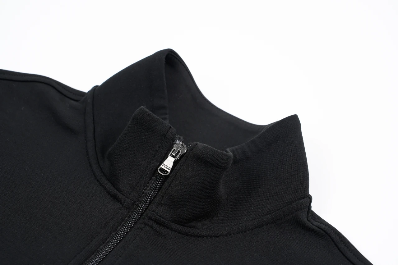 Ralph Lauren Black Pony Embroidered Scuba Polo Sweatshirt product photo from LabelPicks