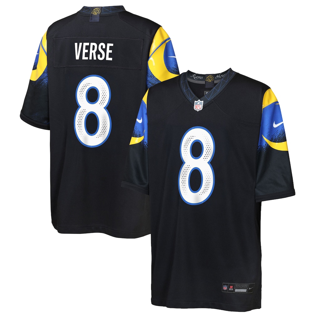 Jared Verse Los Angeles Rams Nike Youth 2025 RIVALRIES Vapor Limited Jersey - Navy