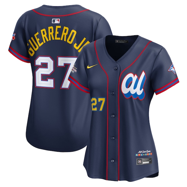 Vladimir Guerrero Jr. American League Nike Women's 2025 All-Star Edition Limited Player Jersey - Navy