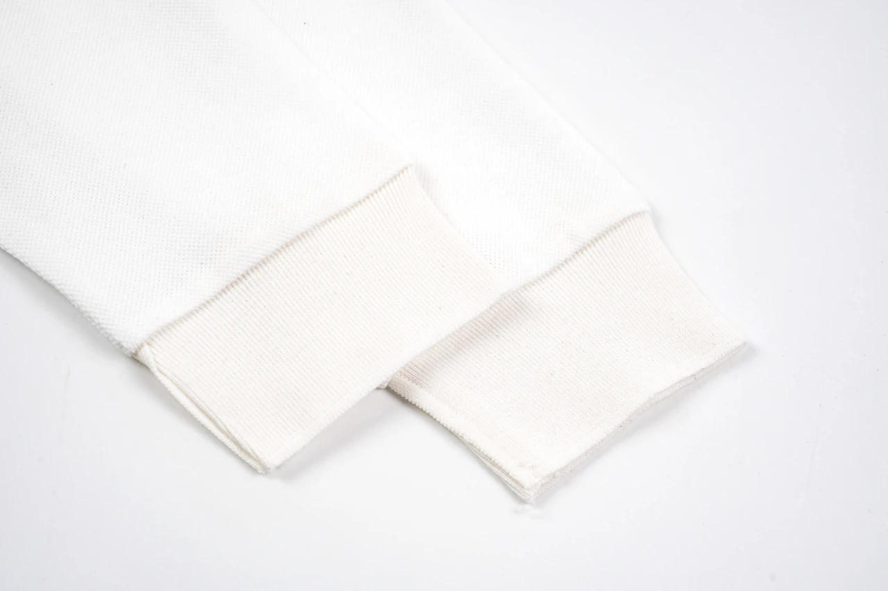 Miu Miu White Logo Embroidered Long Sleeve Polo Shirt product photo from LabelPicks