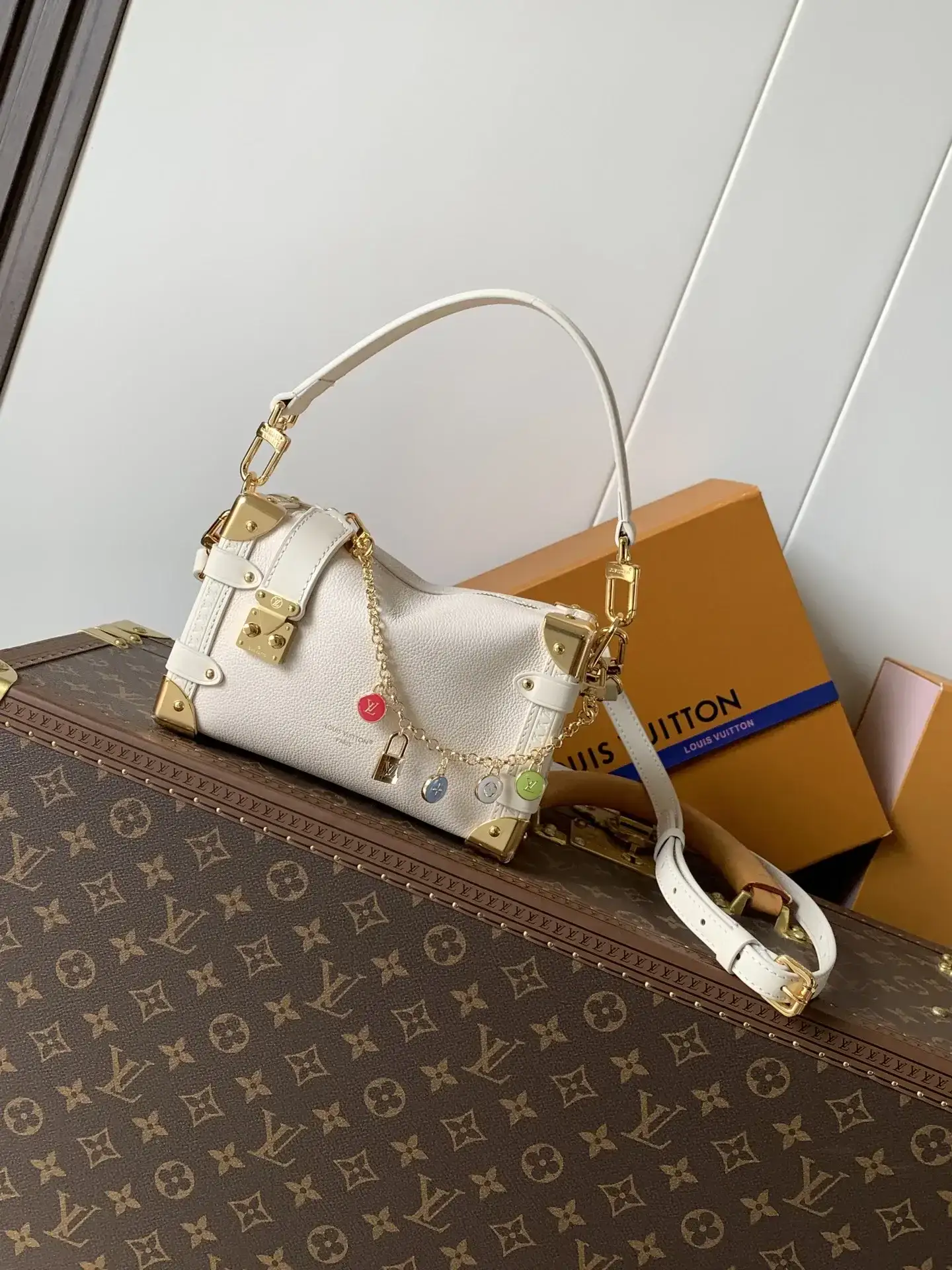 Louis Vuitton Grained Leather Top Handle Bag product photo from LabelPicks