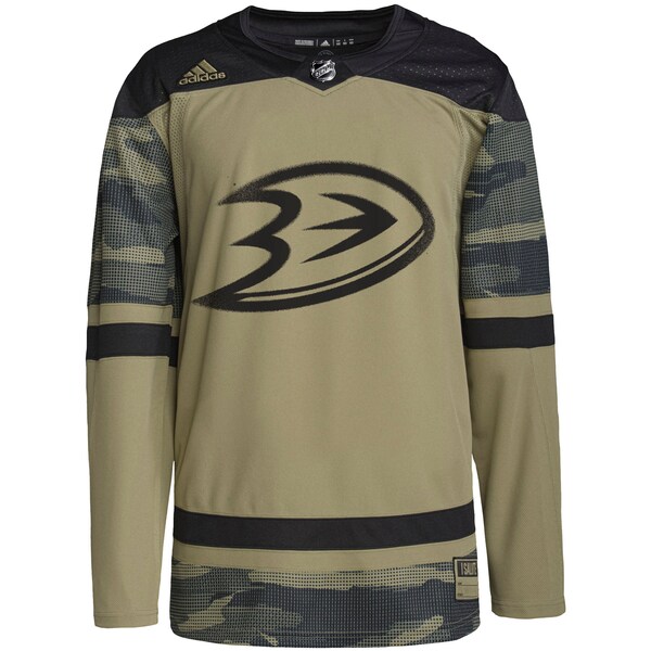 Anaheim Ducks adidas Military Appreciation Team Authentic Practice Jersey - Camo