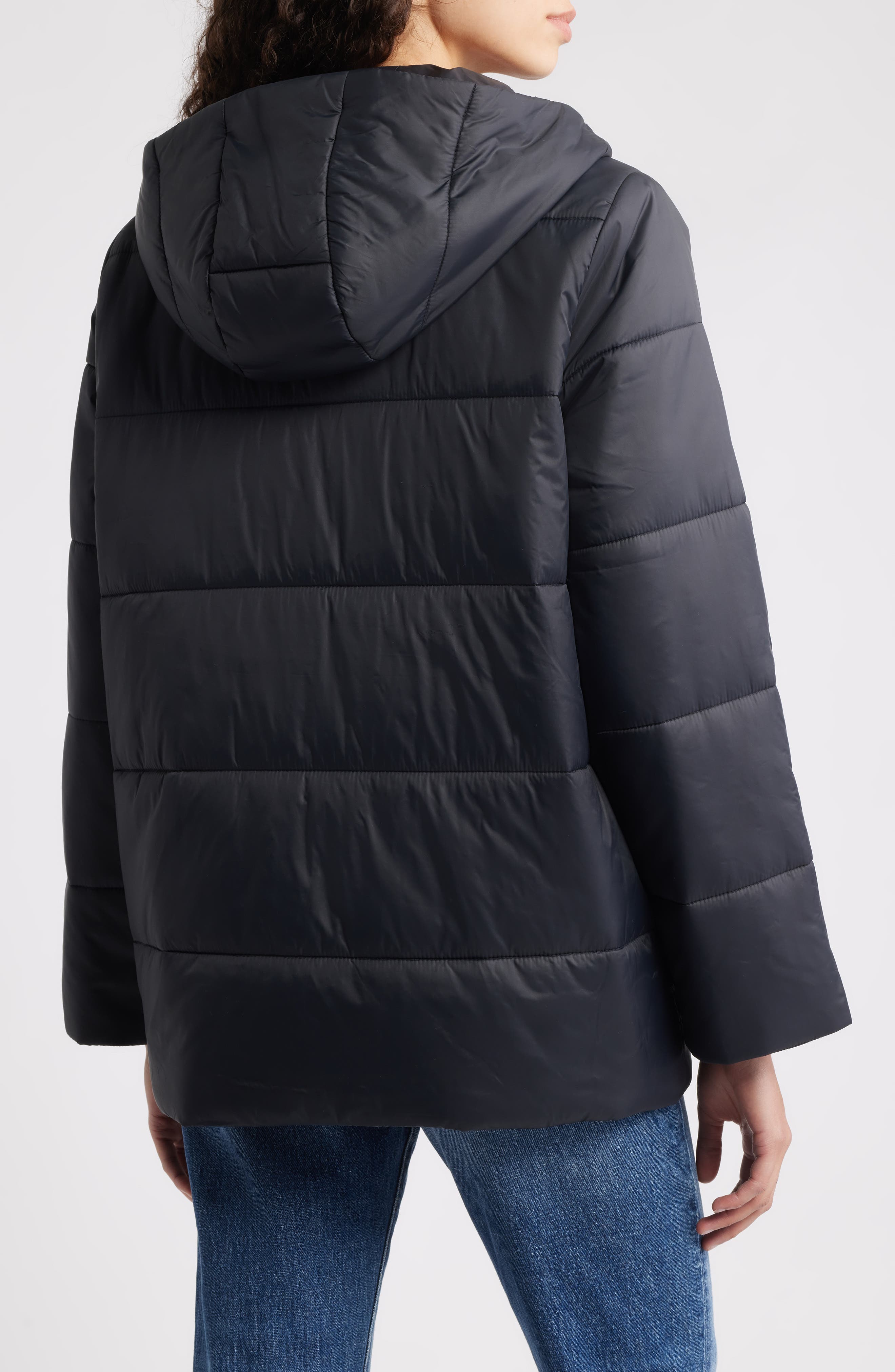 Eileen Fisher Hooded Puffer Jacket
