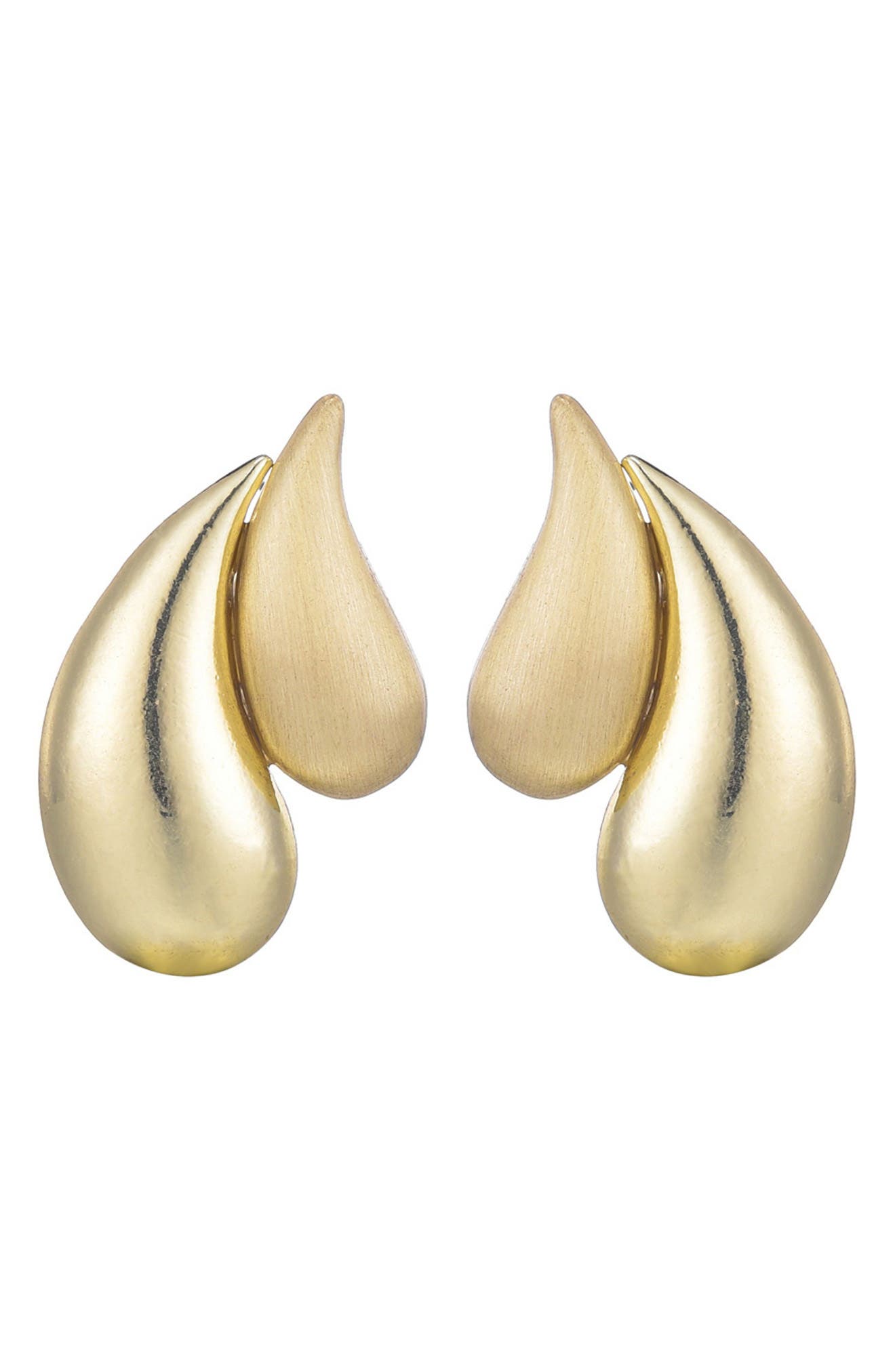 Adornia Teardrop Stud Earrings