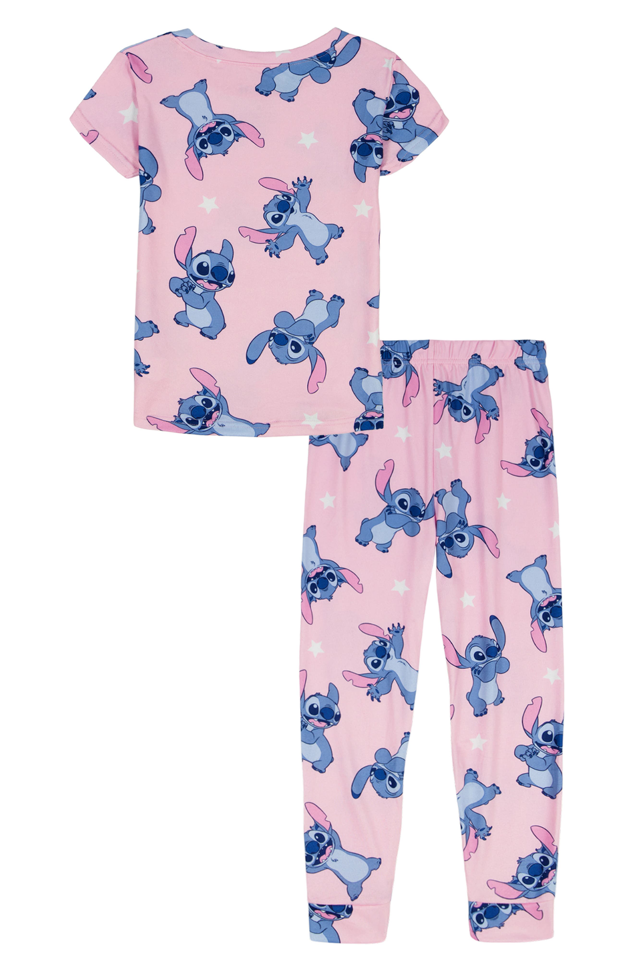 AME Kids' Star Stitch Short Sleeve Pajamas