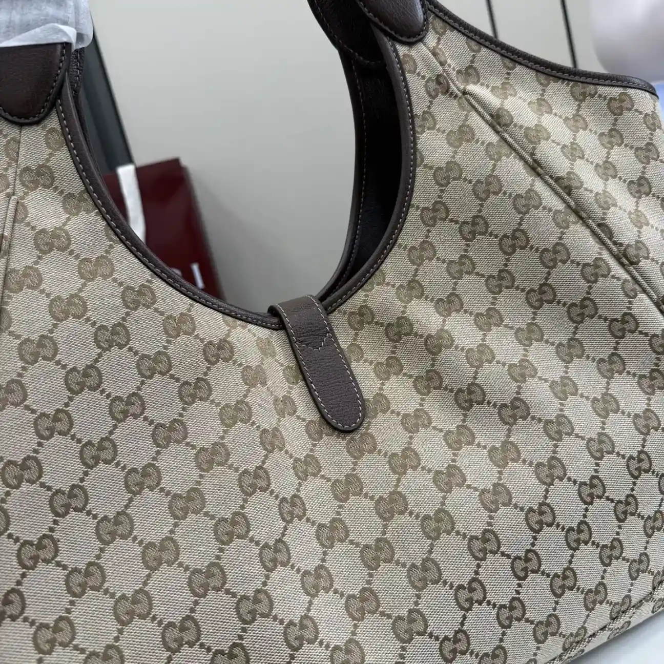 Gucci Brown Quilted Leather Tote Bag product photo from LabelPicks