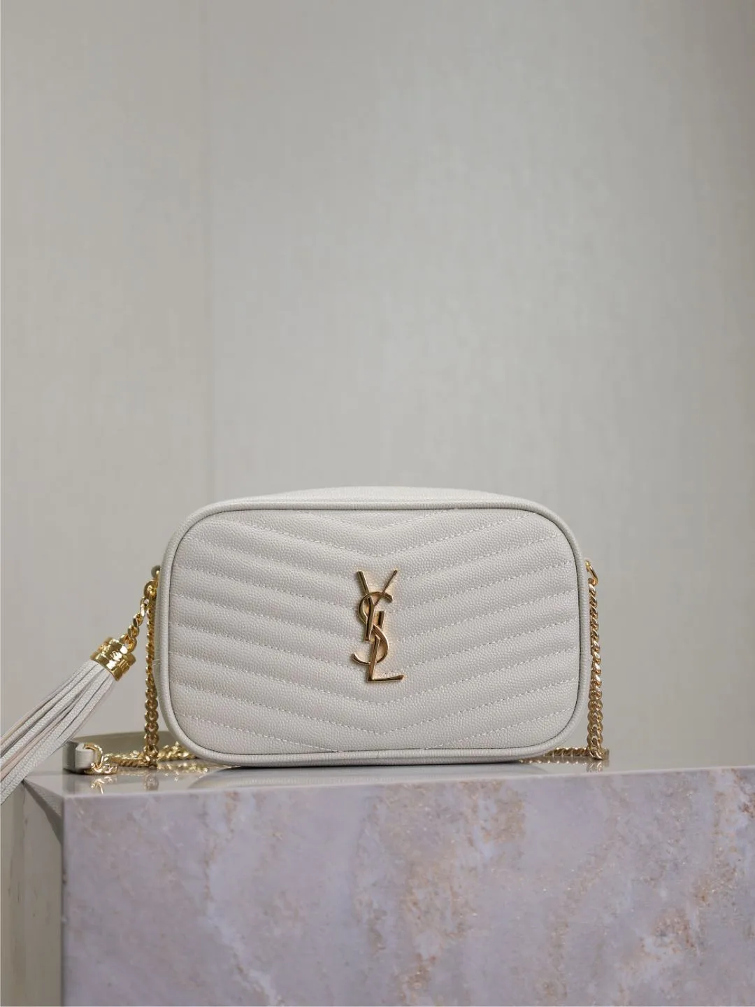 Saint Laurent Calfskin Shoulder Bag product photo from LabelPicks