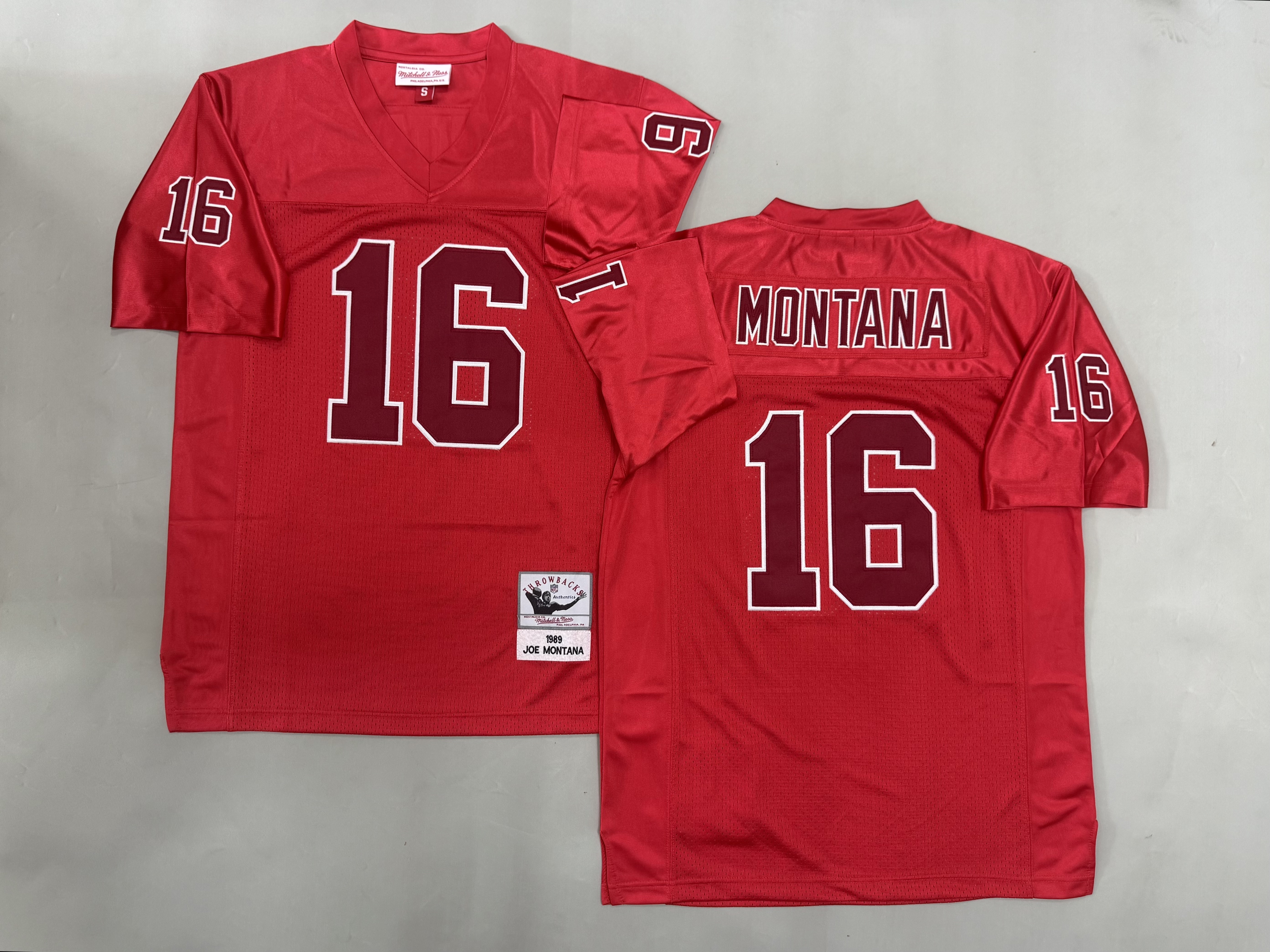 Joe Montana San Francisco 49ers Authentic Throwback Retired Player Jersey
