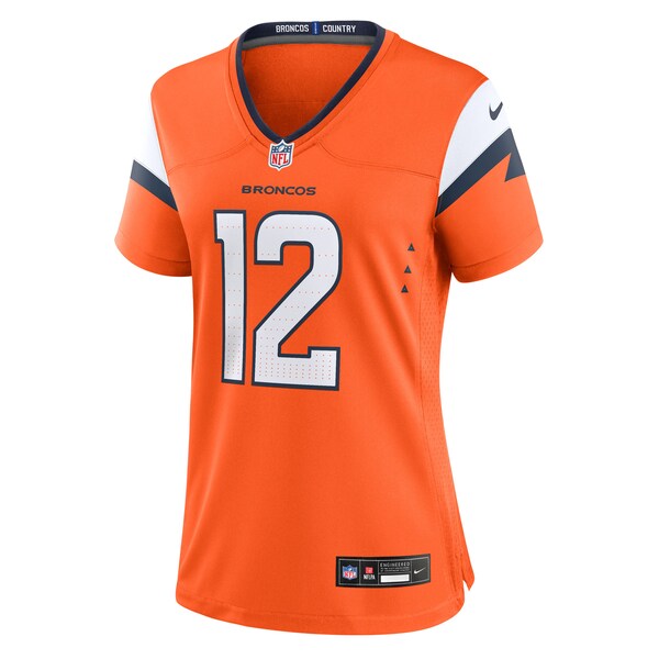 Women's Nike RJ Harvey  Orange Denver Broncos Team Game Jersey