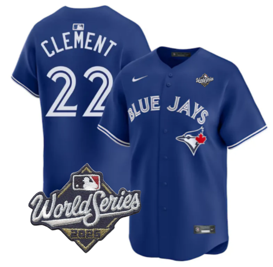Ernie Clement Toronto Blue Jays Nike 2025 World Series Limited Jersey - Royal