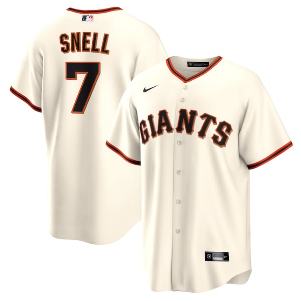 Blake Snell San Francisco Giants Nike Home Replica Jersey - Cream
