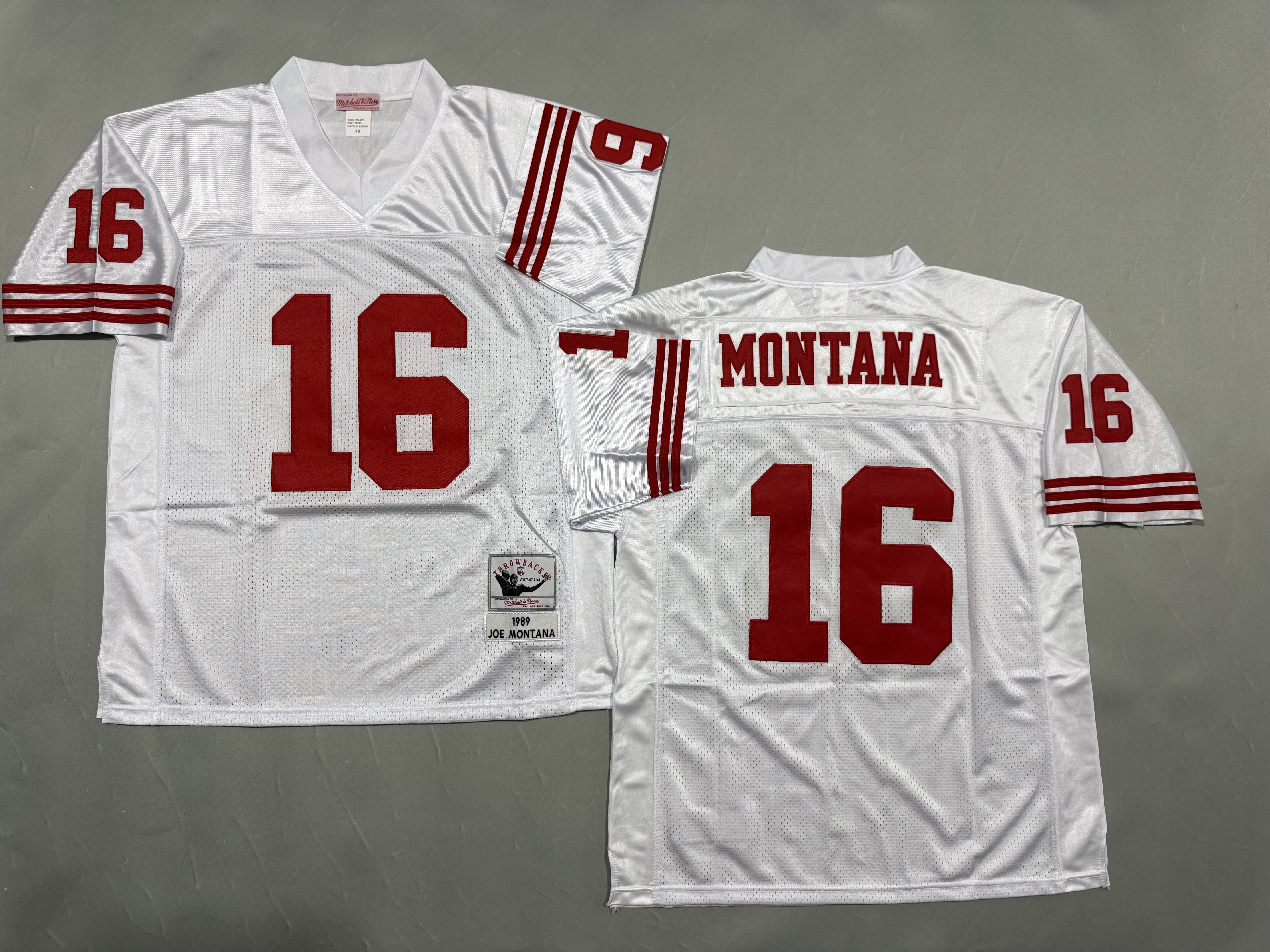 Joe Montana San Francisco 49ers Authentic Throwback Retired Player Jersey