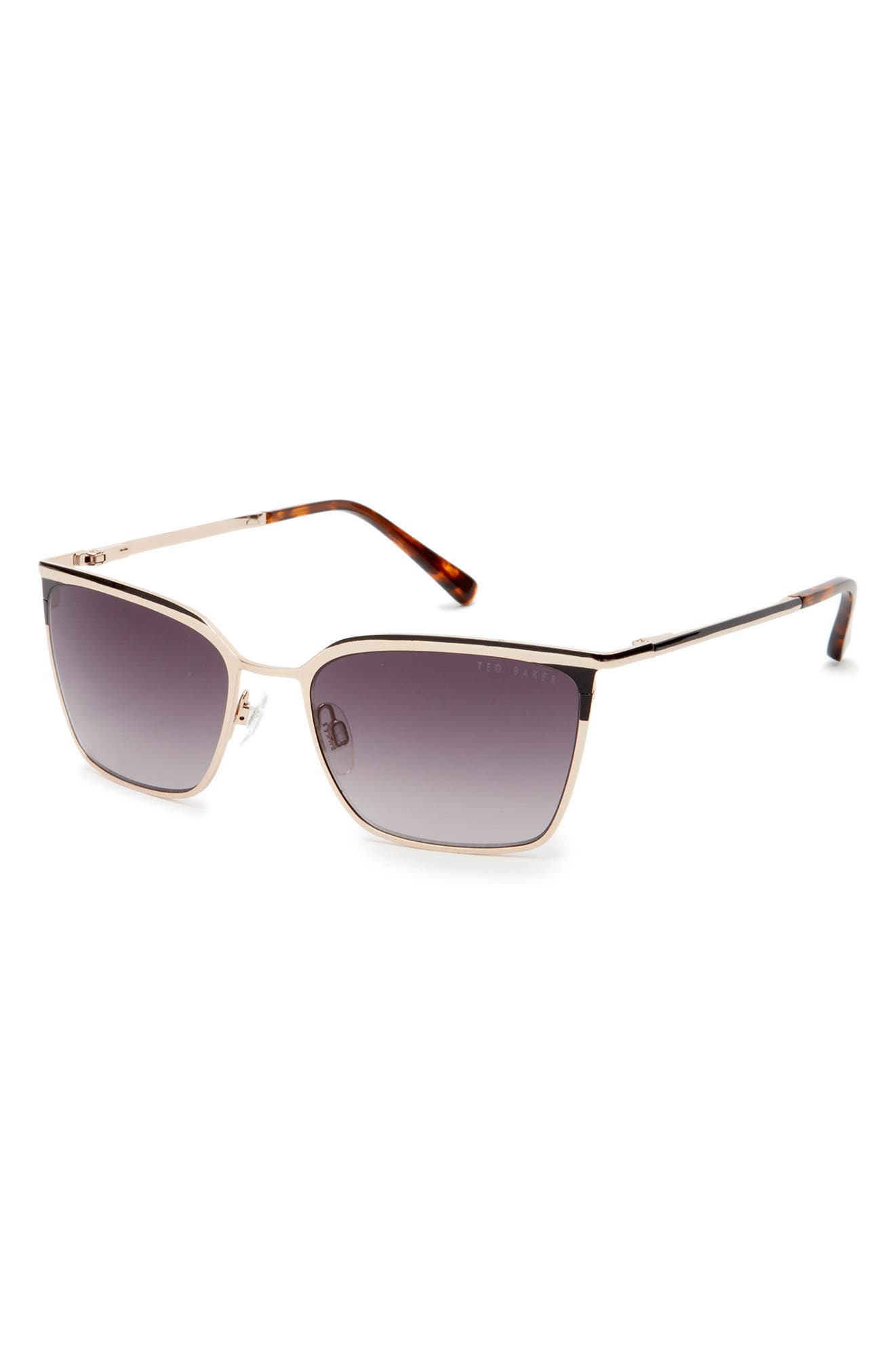 Ted Baker London 56mm Polarized Square Sunglasses