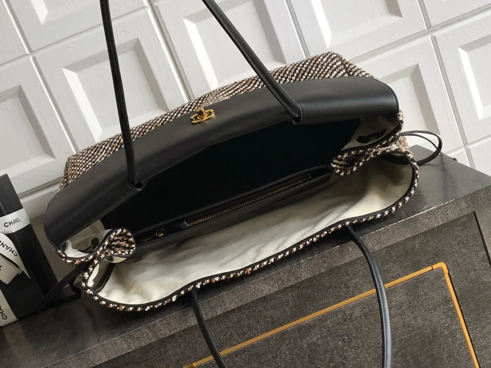 Chanel Gabrielle Black Lambskin Tote Bag product photo from LabelPicks
