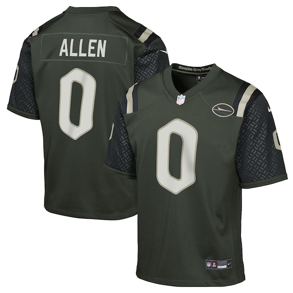 Braelon Allen New York Jets Nike Youth 2025 Rivalries Collection Game Jersey - Gotham Green