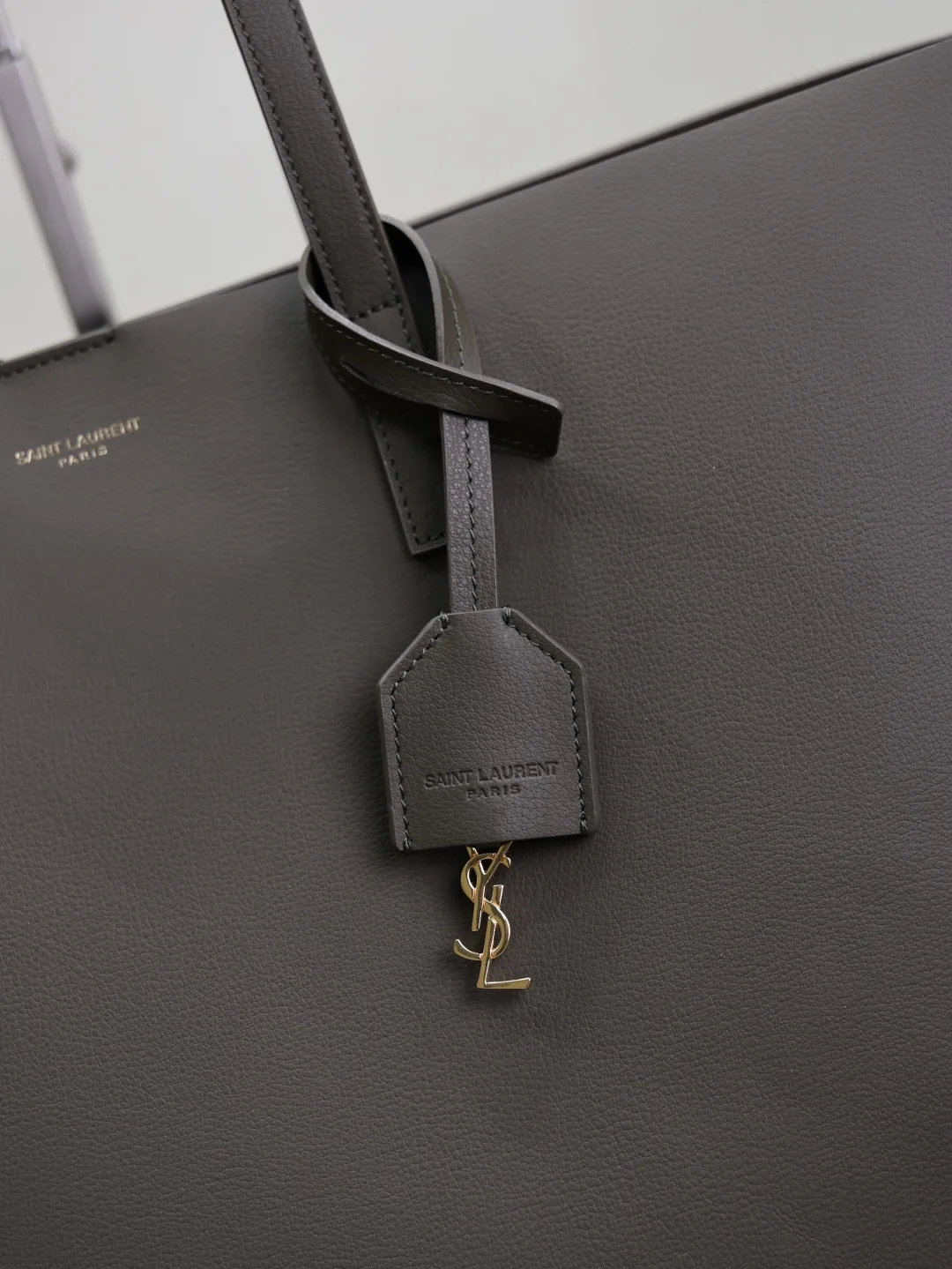 Saint Laurent Green Calfskin Tote Bag product photo from LabelPicks