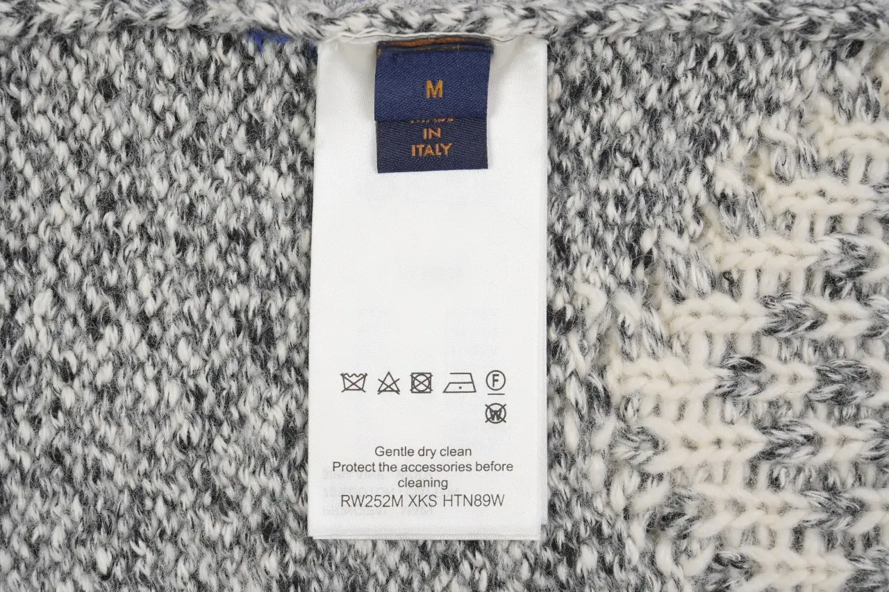 Louis Vuitton Grey Fishing Graphic Collared Sweater Jacket product photo from LabelPicks