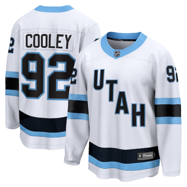 Logan Cooley Utah Hockey Club  Breakaway Player Jersey - White/Black