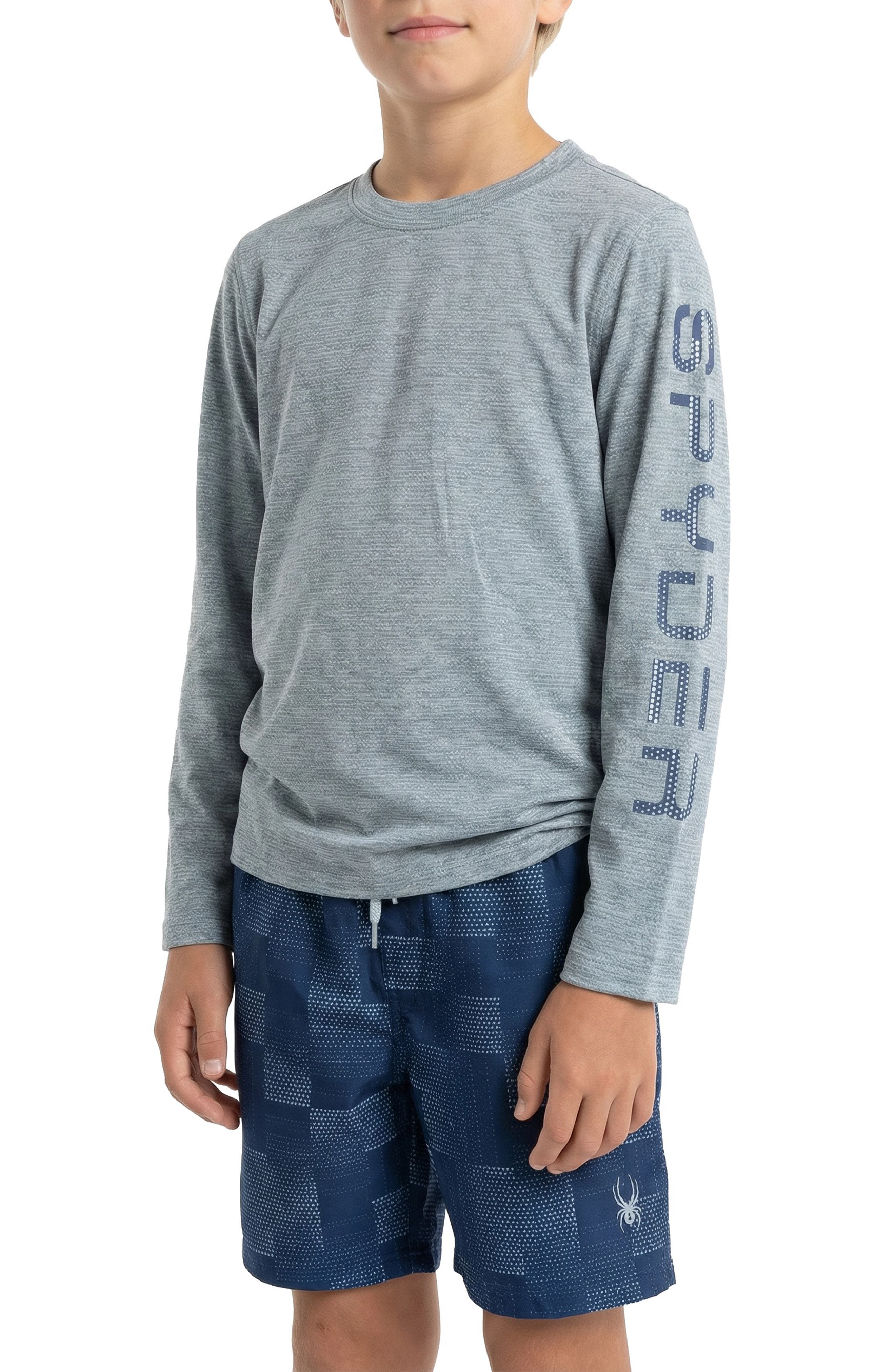 Spyder Kids' Dot Matrix Rashguard & Swim Trunks