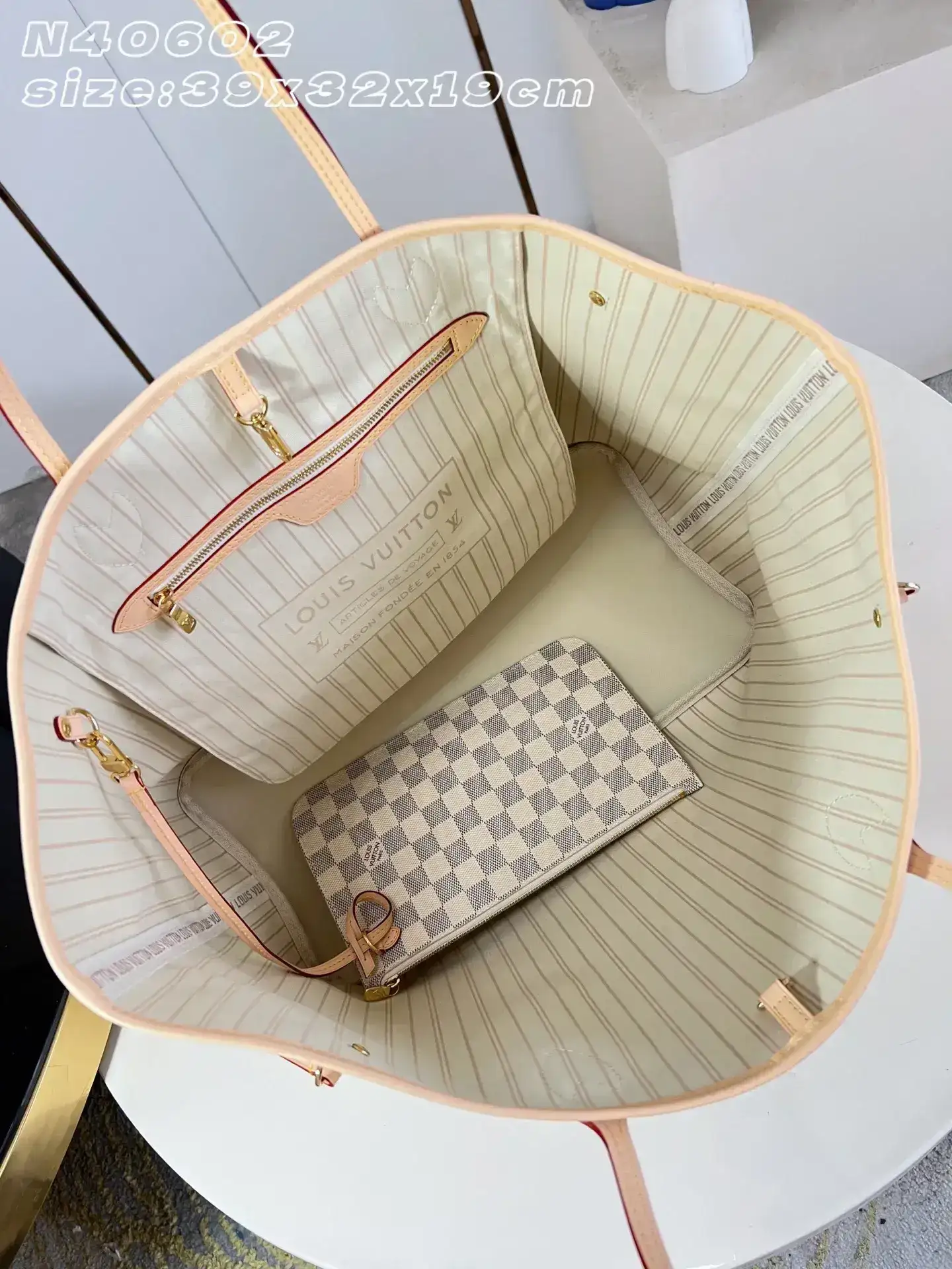 Louis Vuitton Calfskin Neverfull Tote Bag product photo from LabelPicks