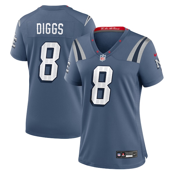 Stefon Diggs New England Patriots Nike Women's 2025 Rivalries Collection Game Jersey - Storm Blue