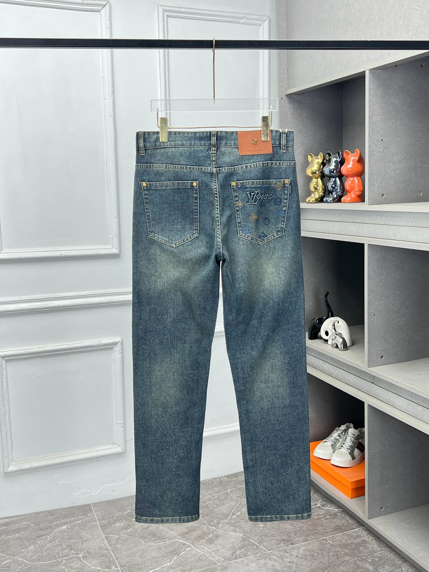 0227 Casual classic denim pants