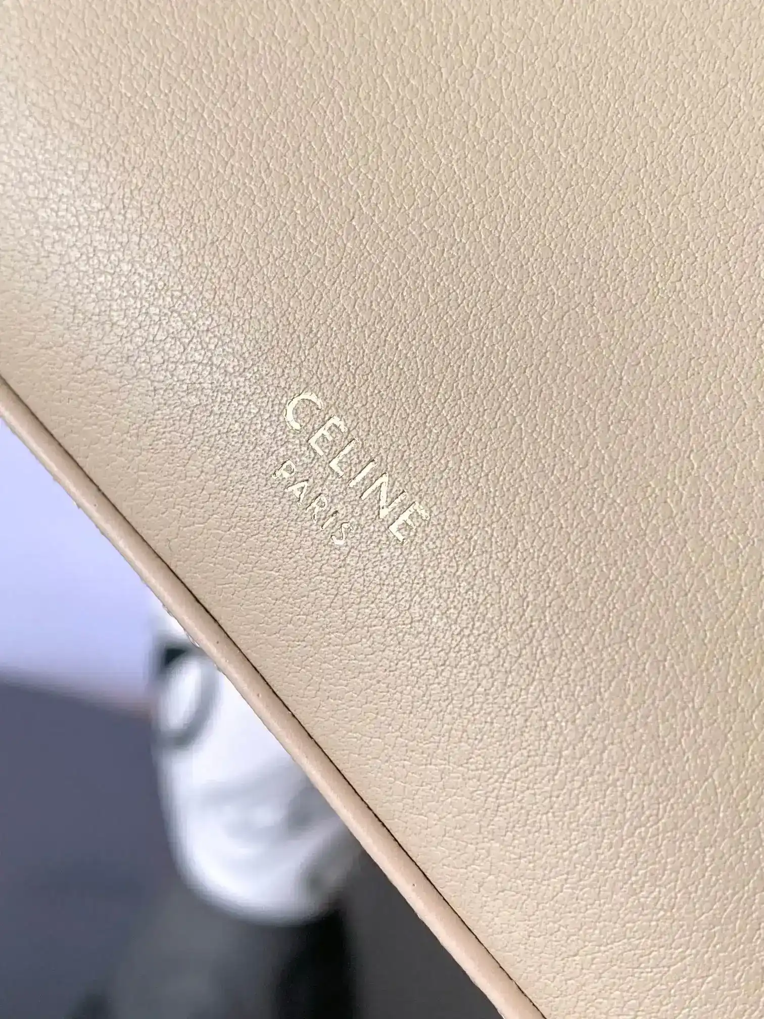 Celine Beige Triomphe Top Handle Bag product photo from LabelPicks