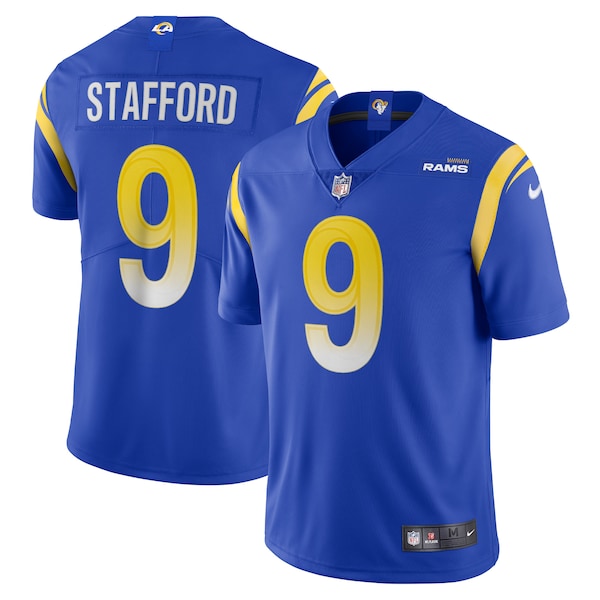 Matthew Stafford Los Angeles Rams Nike Vapor Limited Jersey - Royal/Cream/White